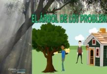 El árbol de los problemas Ilustración del cuento el árbol de los problemas