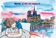 Marcel, el niño del número 4 Ilustración Marcel, el niño del número 4