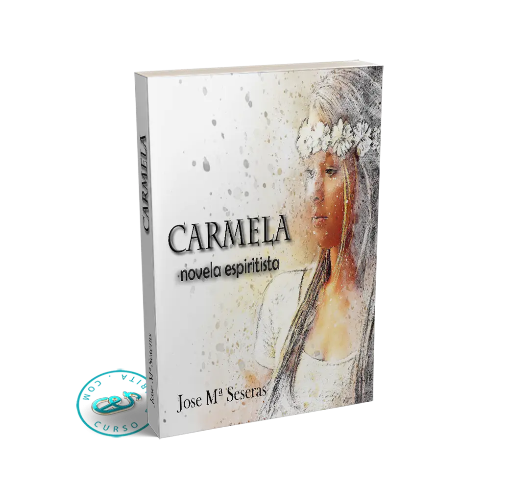 Portada-Carmela Portada Carmela, novela espiritista, por Jose María Seseras y de Batlle