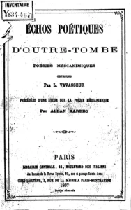 Estudio sobre la poesía mediúmnica 1 Portda original Ecos Poéticos de Ultratumba