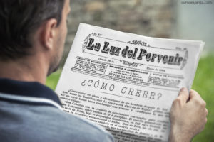 Vista de la Revista Espiritista La Luz del Porvenir